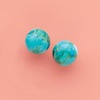 image:imageRossSimons Gemstone Stud Earrings in 14kt Yellow Goldblue