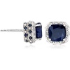 image:imageRossSimons Gemstone and 10 ct tw White Topaz Stud Earrings in Sterling SilverSapphire