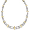 image:imageRossSimons Graduated Byzantine Necklace in Sterling Silver and 14kt Yellow GoldNo Gemstone