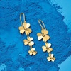 image:imageRossSimons Italian 14kt Yellow Gold Floral Drop Earrings