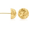 image:imageRossSimons Italian 18kt Yellow Gold DiamondCut Dome Stud Earrings