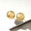 image:imageRossSimons Italian 18kt Yellow Gold DiamondCut Dome Stud Earrings