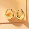 image:imageRossSimons Italian 18kt Yellow Gold Over Sterling Wide Hoop Earrings