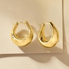 image:imageRossSimons Italian 18kt Yellow Gold Over Sterling Wide Hoop Earrings