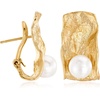 image:imageRossSimons Italian 657mm Cultured Pearl Sculptural Earrings in 18kt Gold Over Sterling