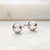 image:imageRossSimons Italian 8mm Sterling Silver Ball Stud Earrings