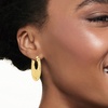 image:imageRossSimons Italian Embellished Hoop Earrings138 Inches