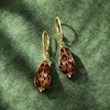 image:imageRossSimons Italian LeopardPrint Murano Glass Drop Earrings in 18kt Gold Over Sterling