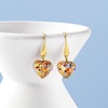 image:imageRossSimons Italian Murano Glass Heart Drop Earrings in 18kt Gold Over Sterling138 Inches