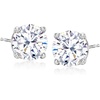 image:imageRossSimons Round CZ Stud Earrings in 14kt White GoldWhite