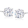 image:imageRossSimons Round CZ Stud Earrings in 14kt White GoldWhite