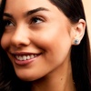 image:imageRossSimons Round CZ Stud Earrings in 14kt White GoldWhite