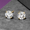 image:imageRossSimons Round CZ Stud Earrings in 14kt Yellow Gold