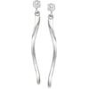 image:imageRossSimons Sterling Silver Twisted Drop Earring Jackets