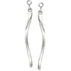 image:imageRossSimons Sterling Silver Twisted Drop Earring Jackets