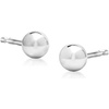 image:imagePure Collection by RossSimons 14kt White Gold Ball Stud Earrings