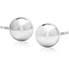 image:imagePure Collection by RossSimons 14kt White Gold Ball Stud Earrings031 Inches