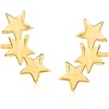 image:imagePure Collection by RossSimons 14kt Yellow Gold Star Ear Climbers