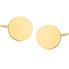 image:imagePure Collection by RossSimons Italian 14kt Yellow Gold Flat Circle Stud Earrings