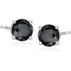 image:imageRossSimons 100 ct tw Black Diamond Stud Earrings in 14kt White Gold