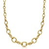image:imageRossSimons 14kt Yellow Gold DoubleOval Link NecklaceNo Gemstone