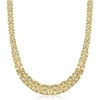 image:imageRossSimons 14kt Yellow Gold Graduated Byzantine NecklaceNo Gemstone