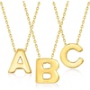 image:imageRossSimons 14kt Yellow Gold Mini Initial Necklace170 Inches