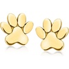 image:imageRossSimons 14kt Yellow Gold Petite Animal Paw Stud Earrings