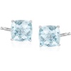 image:imageRossSimons 150 ct tw Aquamarine Stud Earrings in 14kt White Gold