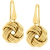 image:imageRossSimons 18kt Gold Over Sterling Love Knot Drop Earrings