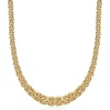 image:imageRossSimons 18kt Yellow Gold Graduated Byzantine NecklaceNo Gemstone