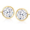image:imageRossSimons 200 ct tw BezelSet CZ Stud Earrings in 14kt Yellow Gold