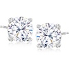 image:imageRossSimons 400 ct tw CZ Stud Earrings in Sterling Silver