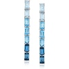 image:imageRossSimons 400 ct tw Sky Swiss and London Blue Topaz Ombre Drop Earrings in Sterling Silver