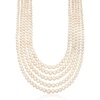 image:imageRossSimons 485mm Cultured Pearl 5Strand Layered Necklace with Sterling Silver160 Inches