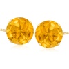 image:imageRossSimons 620 ct tw Citrine Stud Earrings in 14kt Yellow Gold