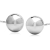 image:imageRossSimons Italian 10mm Sterling Silver Ball Stud Earrings