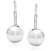image:imageRossSimons Italian 10mm Sterling Silver Bead Drop Earrings