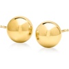 image:imageRossSimons Italian 12mm 18kt Gold Over Sterling Ball Stud Earrings