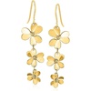 image:imageRossSimons Italian 14kt Yellow Gold Floral Drop Earrings