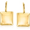 image:imageRossSimons Italian 18kt Gold Over Sterling Square Drop Earrings