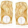 image:imageRossSimons Italian 657mm Cultured Pearl Sculptural Earrings in 18kt Gold Over Sterling