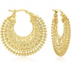 image:imageRossSimons Italian Embellished Hoop Earrings138 Inches
