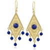 image:imageRossSimons Lapis Drop Earrings in 18kt Gold Over Sterling