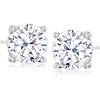 image:imageRossSimons Round CZ Stud Earrings in 14kt White GoldWhite
