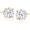 image:imageRossSimons Round CZ Stud Earrings in 14kt Yellow Gold