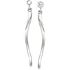 image:imageRossSimons Sterling Silver Twisted Drop Earring Jackets