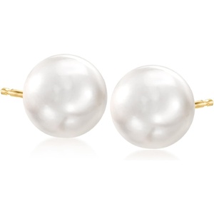 image:imageRossSimons 1011mm Cultured Pearl Stud Earrings in 14kt Yellow Gold