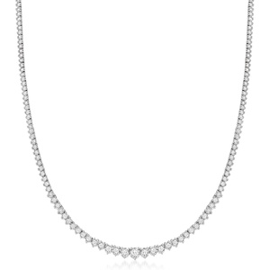 image:imageRossSimons 300 ct tw Diamond Tennis NecklaceWhite
