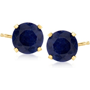 image:imageRossSimons 500 ct tw Sapphire Martini Stud Earrings in 14kt Yellow Gold